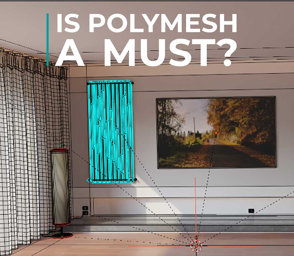 come usare una mesh poligonale